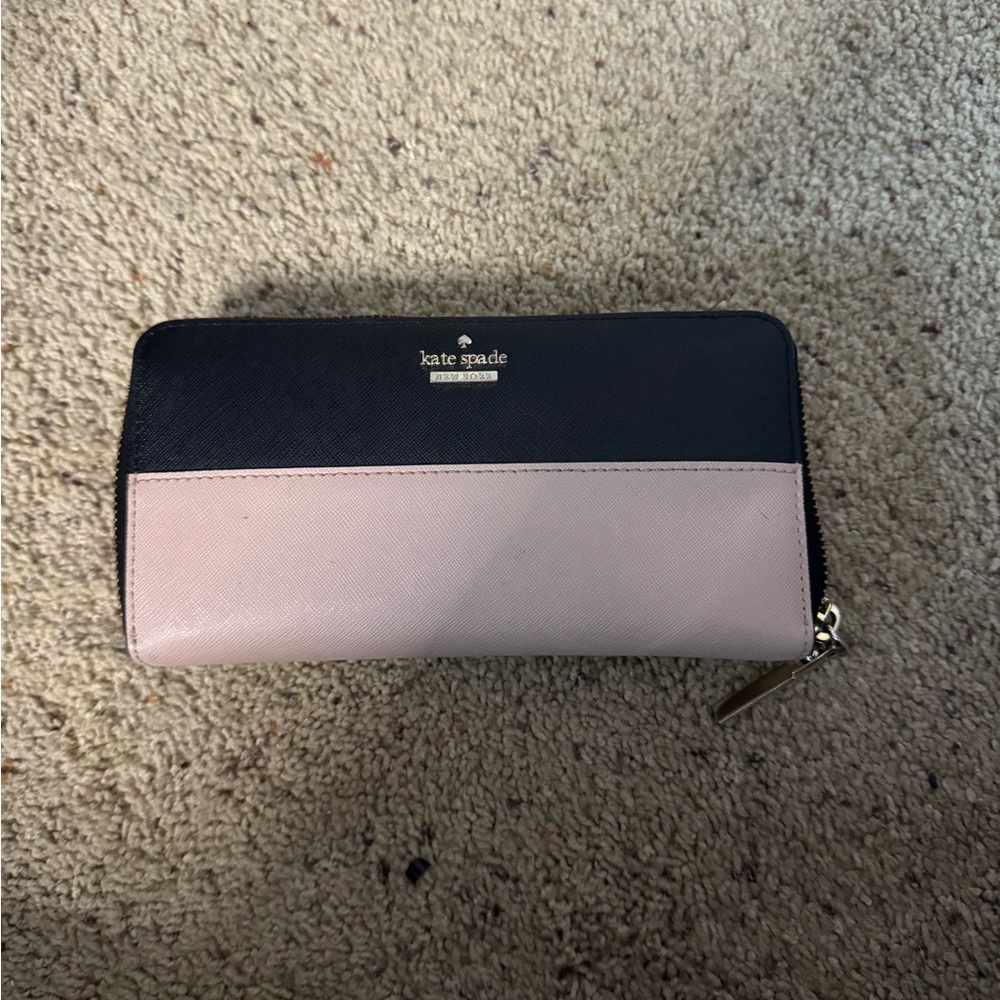 Kate Spade Black and Pink Wallet